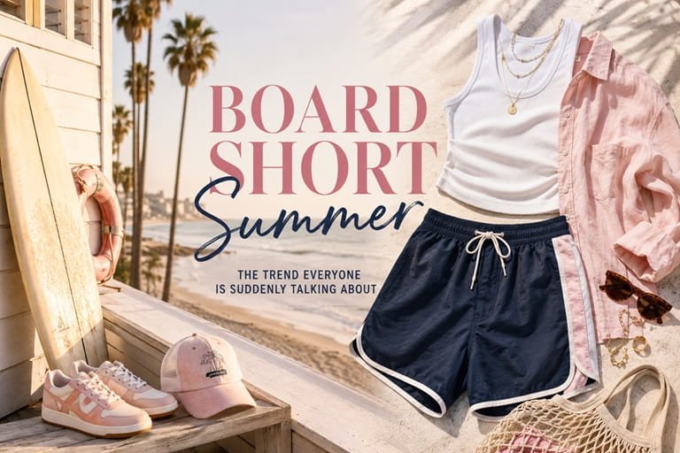 Board Short Summer Is The Trend Everyone Is Suddenly Talking About