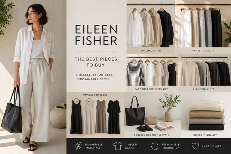 The Eileen Fisher Pieces I Would Actually Buy For A Timeless Wardrobe